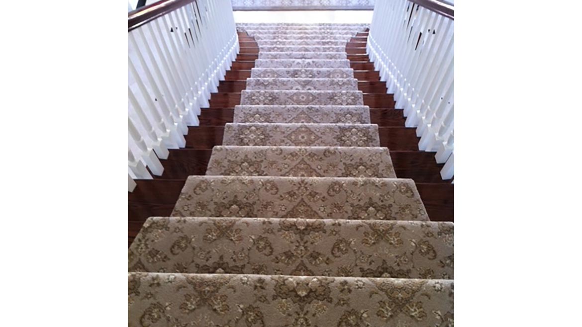 Installation Awards Residential Carpet Winner: Custom Grand Staircase