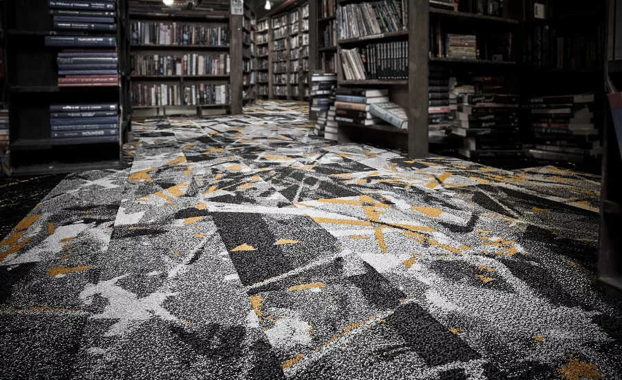 Drawing Room broadloom carpet in Dust Jacket style