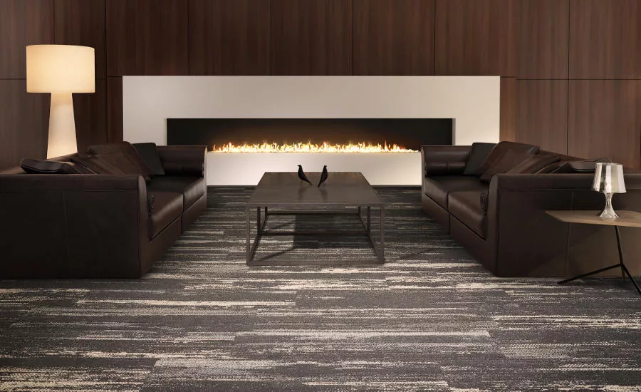 Textured Sky modular carpet