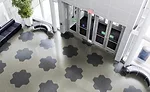 Pentagonals rubber flooring collection