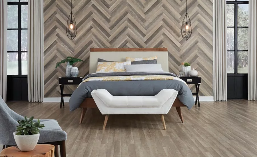 Mannington's Carriage Oak Herringbone