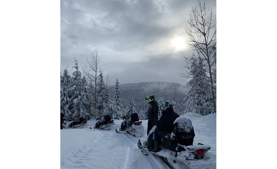 NFA members snowmobiling
