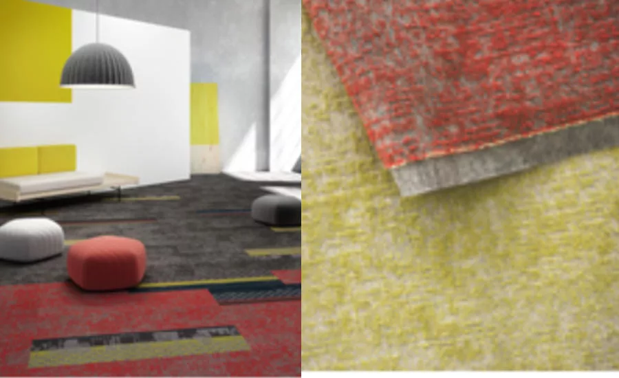 Patcraft Deconstructed Felt modular carpet