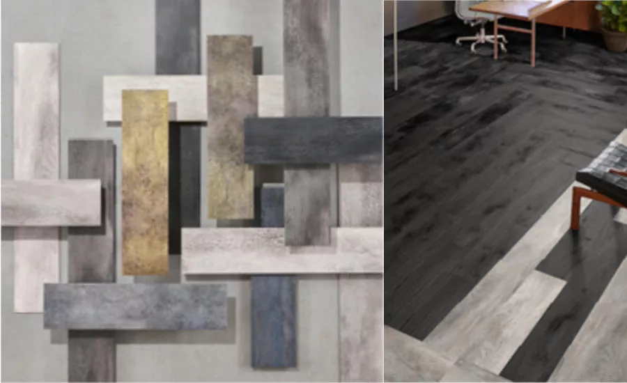 Milliken Change Agent luxury vinyl tile and plank