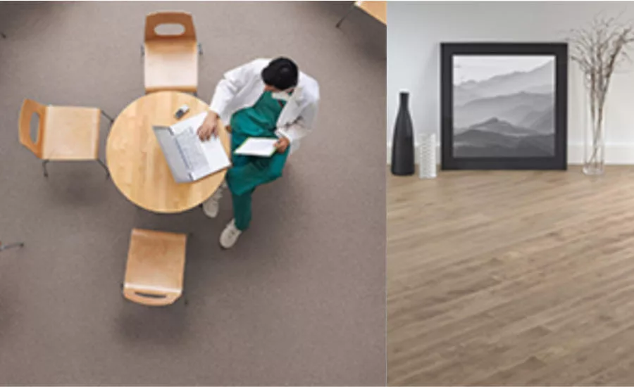 Teknoflor's Coordination resilient flooring