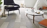 Dynamic Vision peel-and-stick carpet planks by Shaw Floors