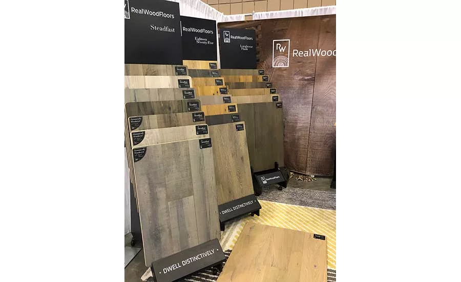 Real Wood booth at the Southeast Flooring Market