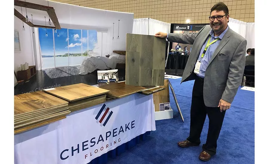 Chesapeake Flooring booth at Southeast Flooring Market