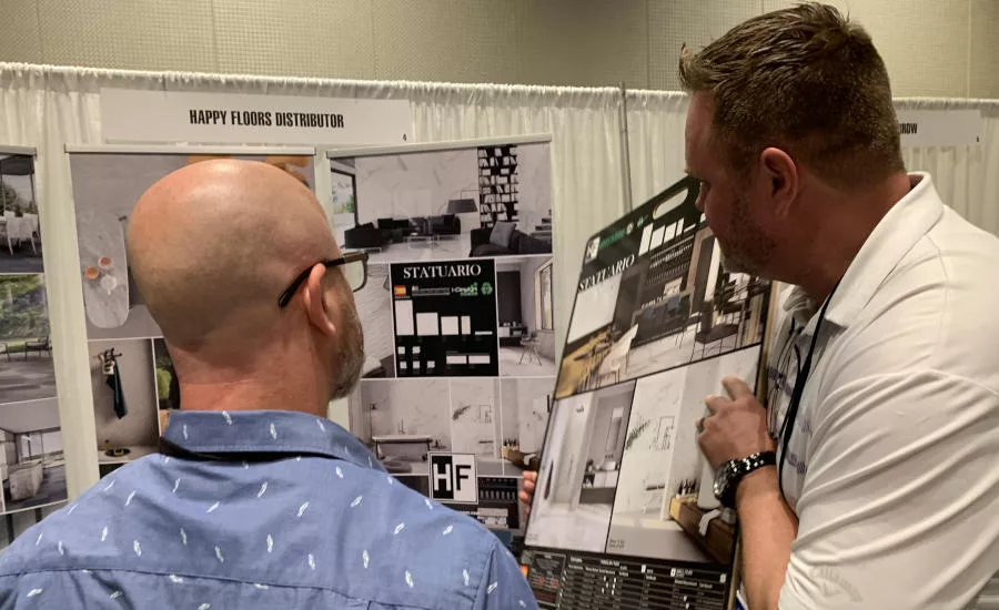 Happy Floors display at Building Buzz West