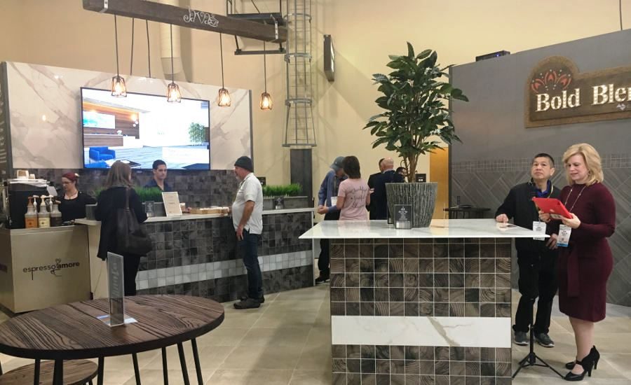 TISE 2018 FLOOR Trends & Installation