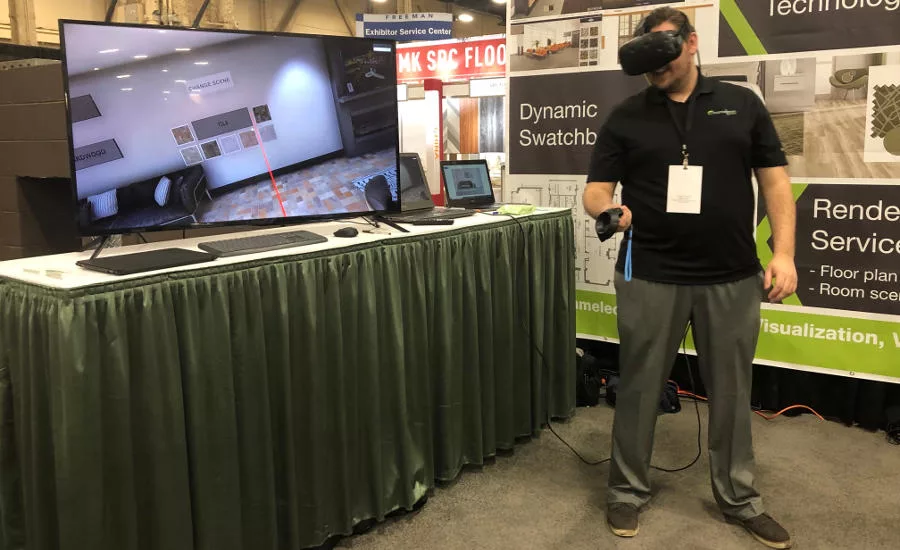 Chameleon VR flooring visualizer