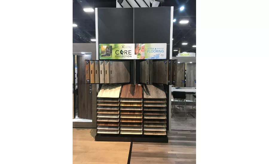 Earthwerks' LVT display at TISE