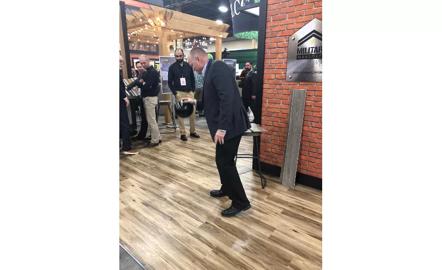 Tarkett demo at TISE