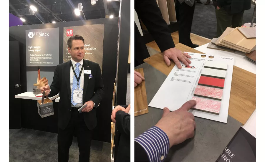 Valinge LiteBack technology