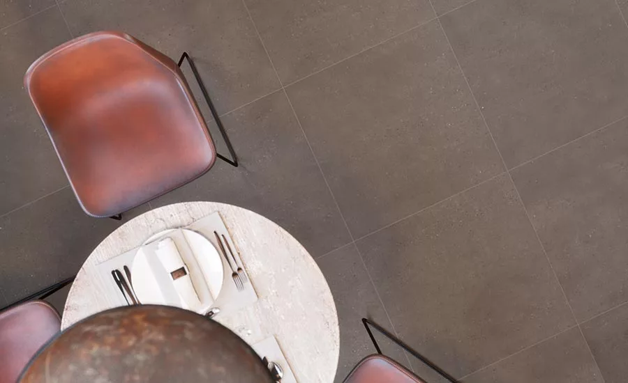 Marazzi's SistemP cement-look porcelain tile