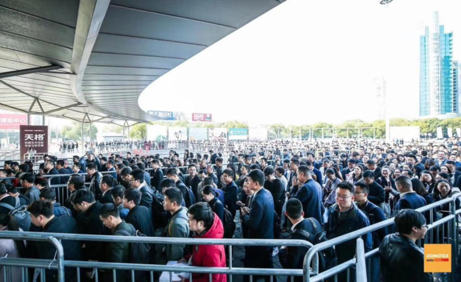 Domotex shanghai crowds