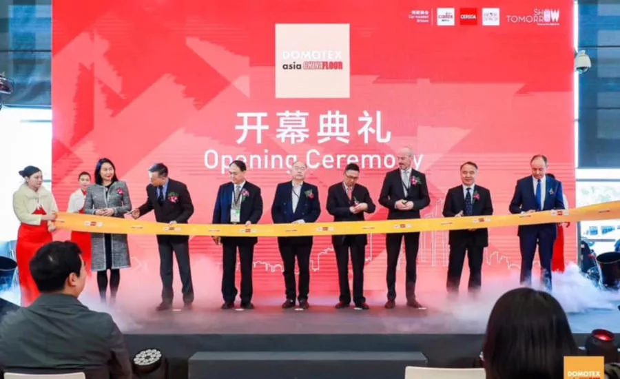 Domotex Asia opening ceremony