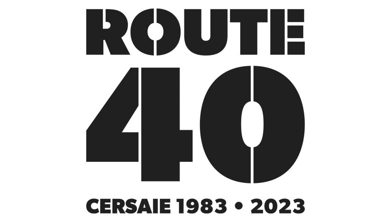 Route 40 Cersaie logo
