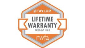 Taylor Adhesive Lifetime Warranty 