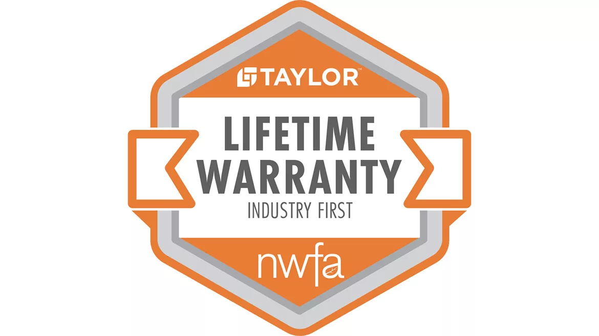 Taylor Adhesive Lifetime Warranty
