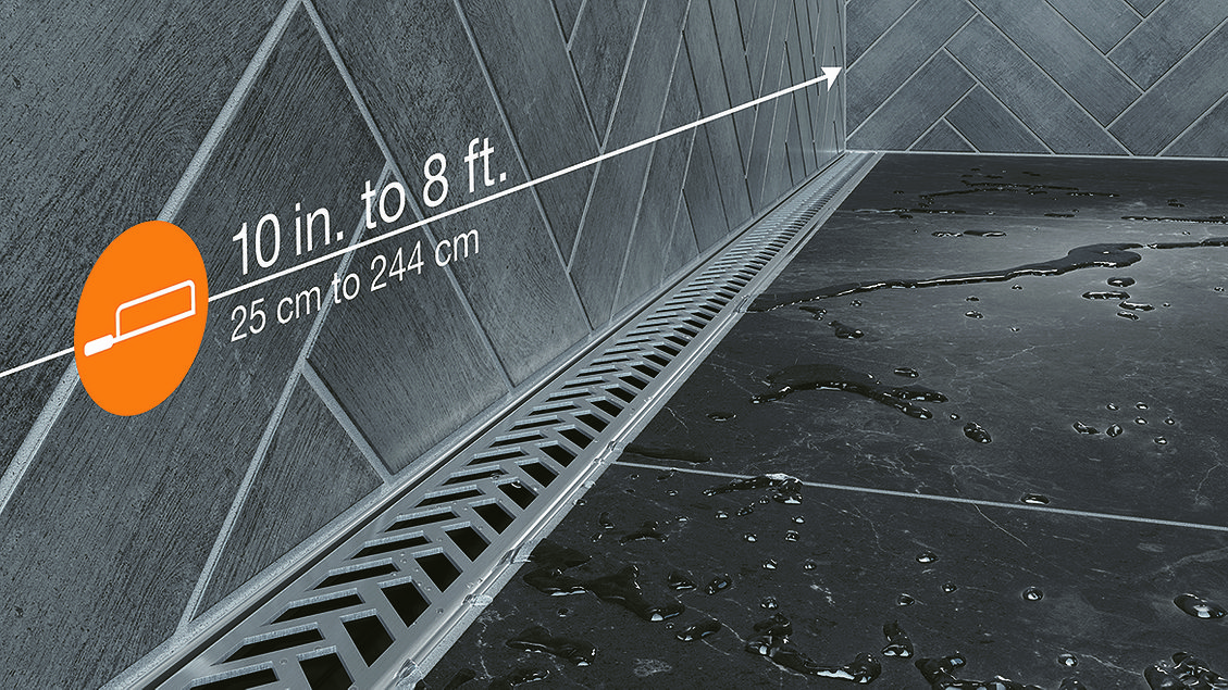 Schluter Introduces New Linear Drain, SchluterKerdiLineVario FLOOR