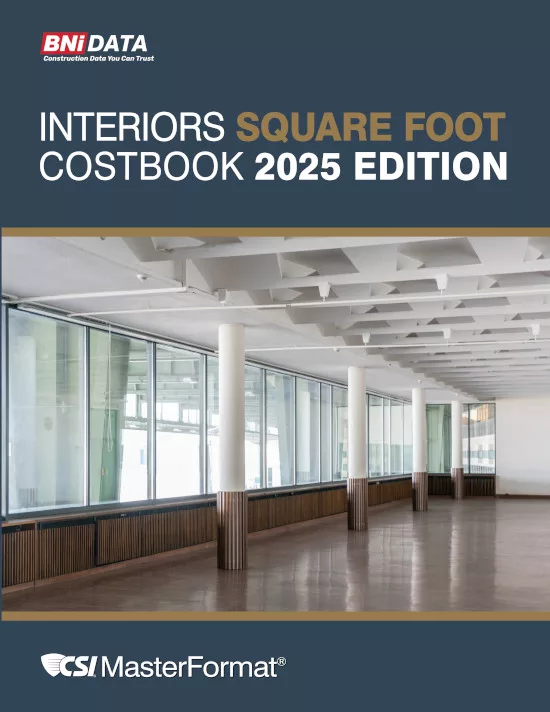 BNI Interiors Square Foot Costbook 2025 Edition