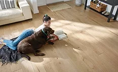 wood floor in a living room