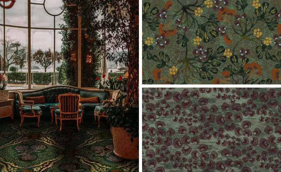 collage of rug collection