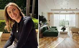 photo of Carrie Gillis and a room scene