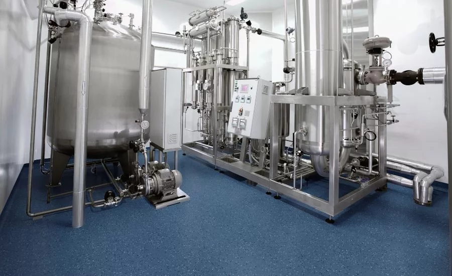 rubber flooring in commercial space