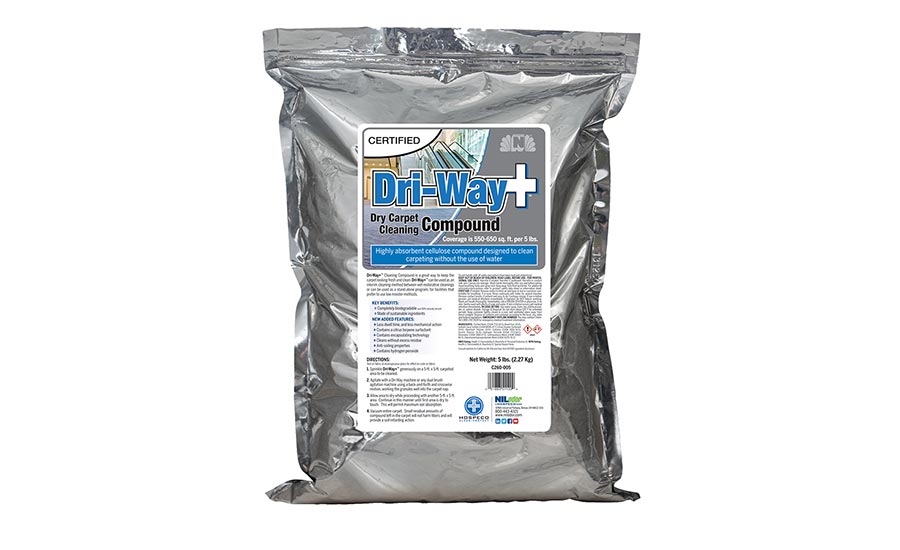 Dri-Way+ carpet cleaning compound
