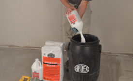 Mixing a batch of Ardex K 60