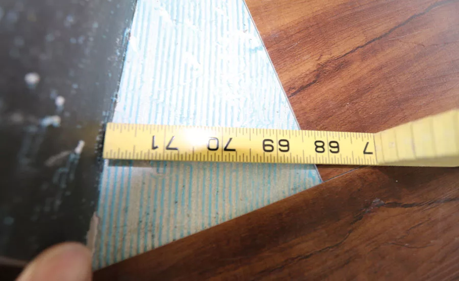 Maintain proper thickness of adhesive