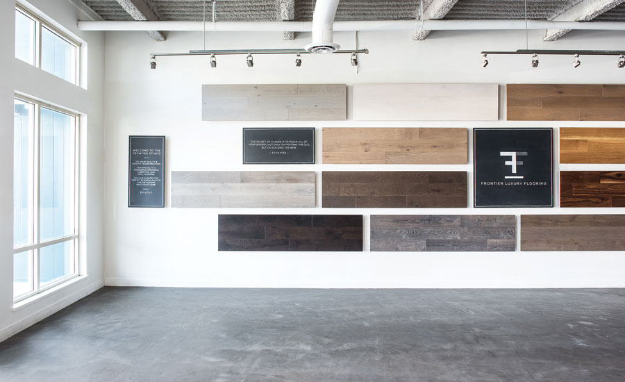 Samples displayed like a gallery