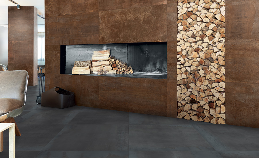 Artistic Tile's Steelwork porcelain
