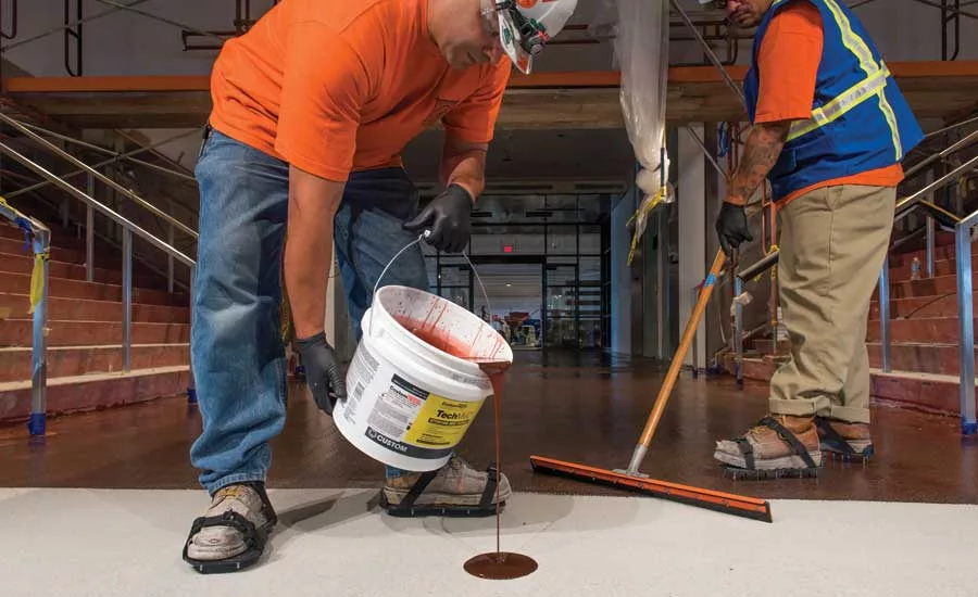 installing moisture vapor barrier