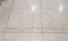 cracked tile over expansion joint