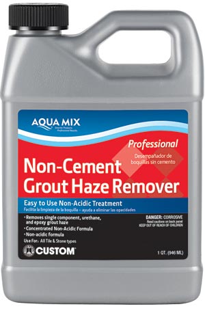 Custom Building Products' Aqua Mix Grout Haze Remover