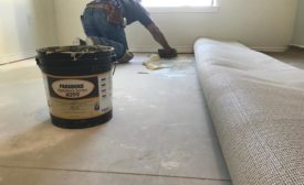 installing over non-porous concrete