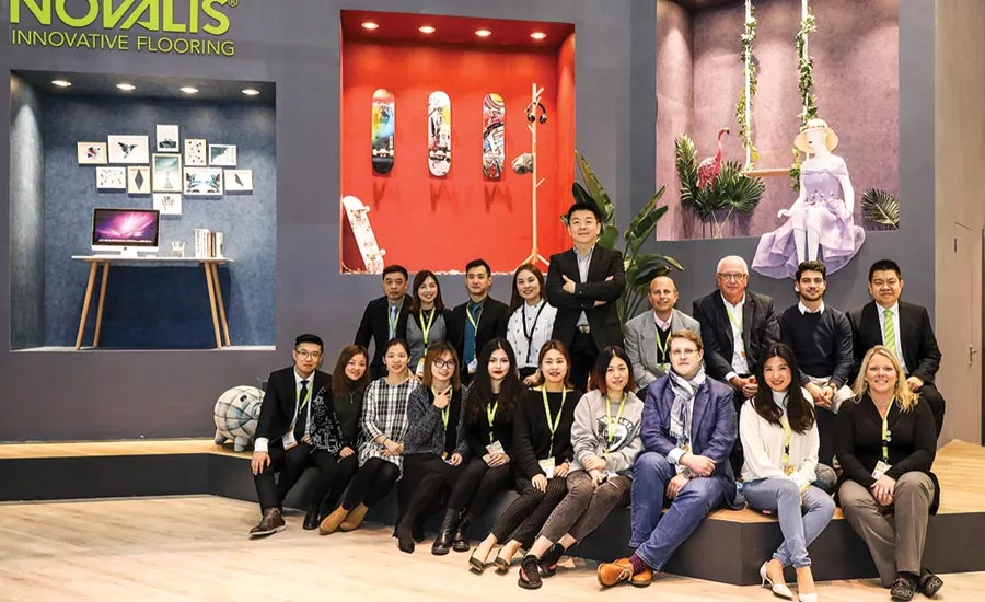 Novalis team at Domotex Asia