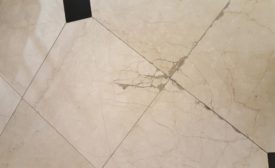 broken large-format tiles