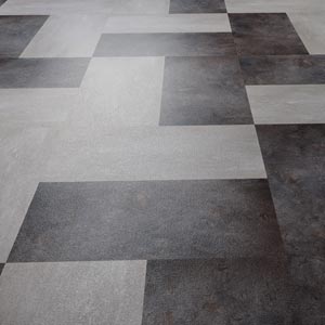 concrete-look LVT