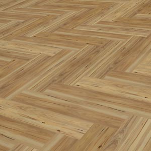 LVT in Herringbone pattern