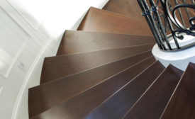 stair treads on spiral staircase