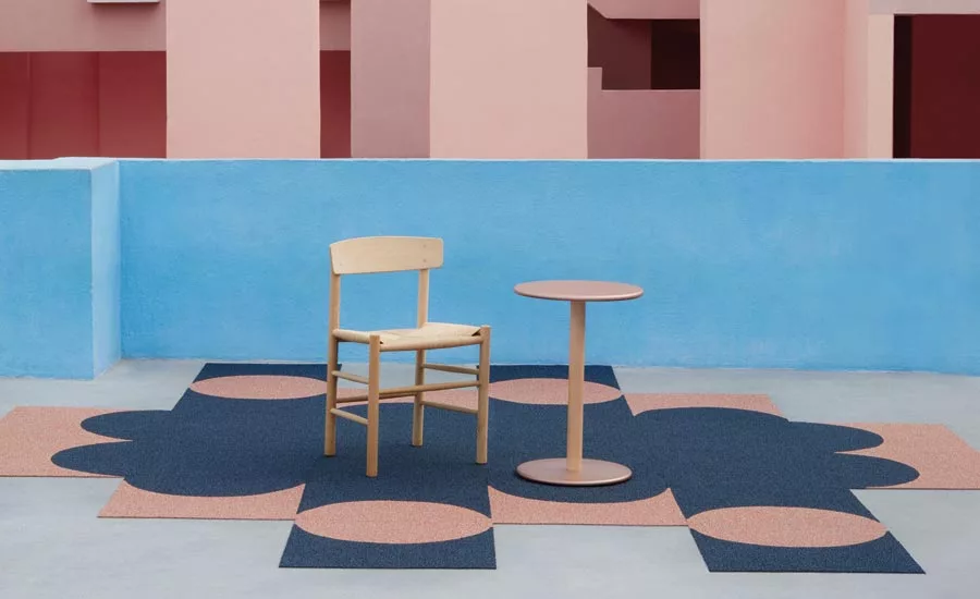 Inside Shapes carpet tile