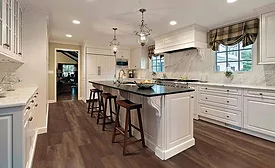 LVP flooring in kitchen