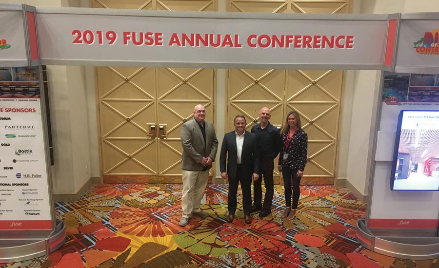 Ross Langhorne, John Finch, Todd Bircher, Abby Reinhard at Fuse Annual Conference