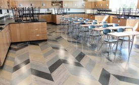 LVT installed in Florence County school