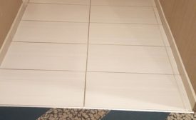 unbalanced tile installation