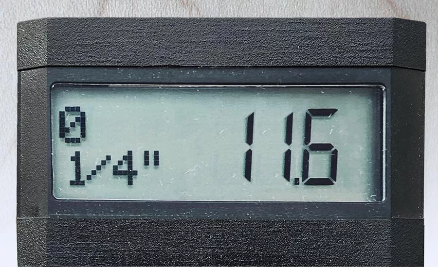 setting your moisture meter